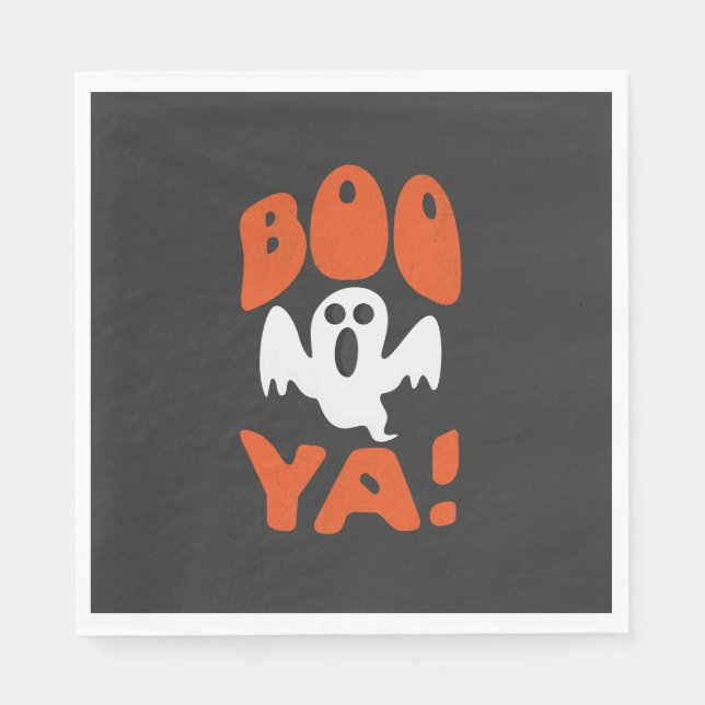 Boya! Halloween Beängstigend Goblin Halloween Serviette (Vorderseite)