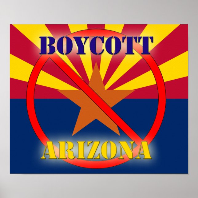 Boycott Arizona Poster (Vorne)