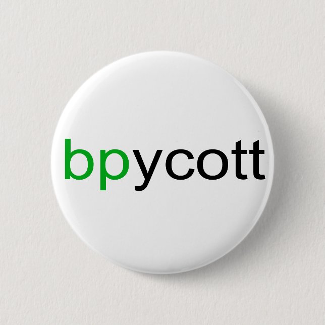 Boycott BP Button (Vorderseite)