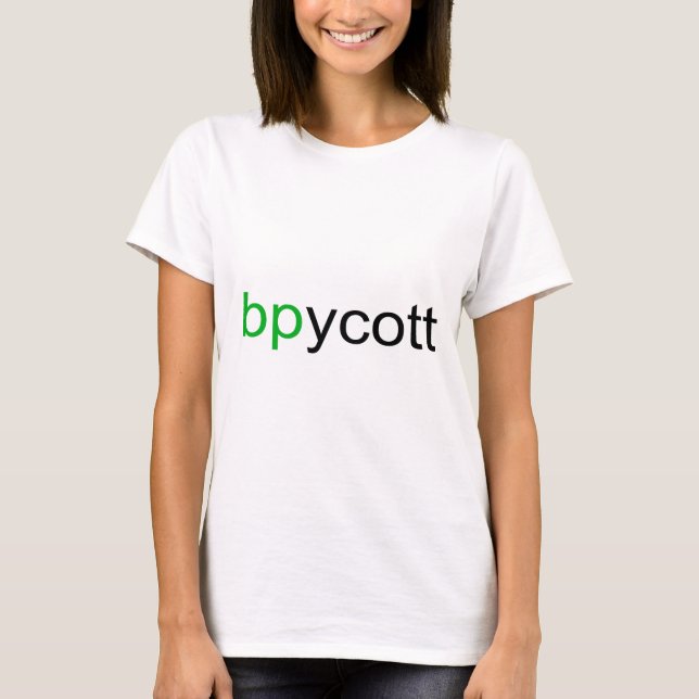 Boycott BP Ladys T - Shirt (Vorderseite)
