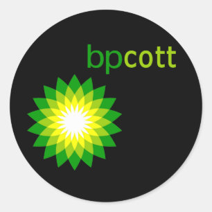Boycott BP Oil T Shirt, Tragetaschen, Tasse Runder Aufkleber