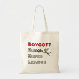 Boycott European Super League Tragetasche