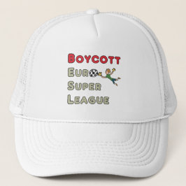 Boycott European Super League Truckerkappe