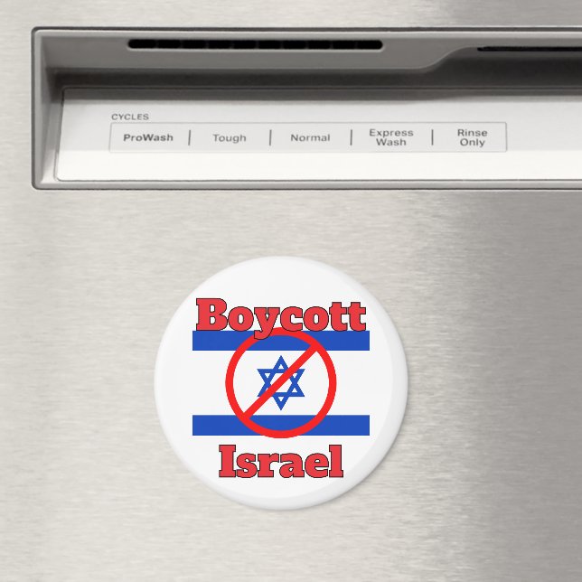Boycott Israel Magnet (In Situ (Geschirrspüler))