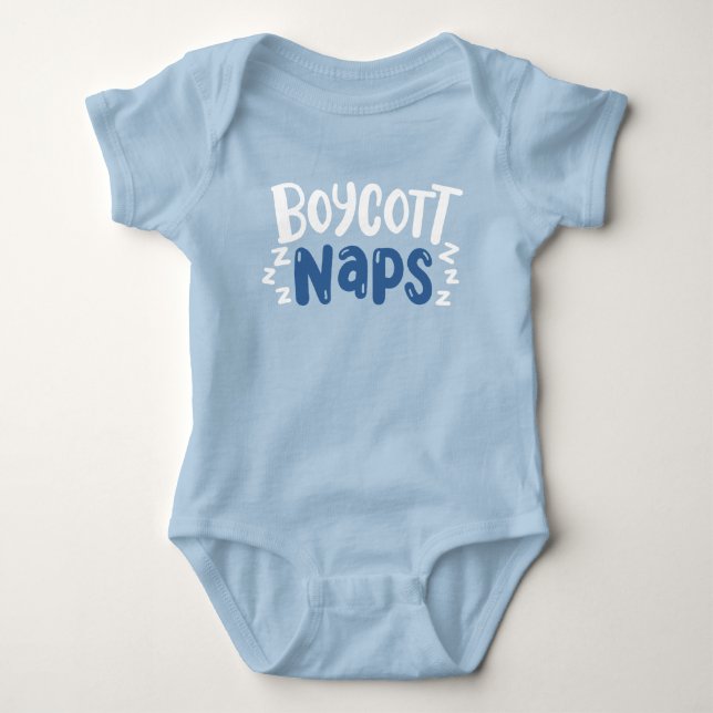 BOYCOTT NICKERCHEN - Erste Rebellion des Kindes Baby Strampler (Vorderseite)
