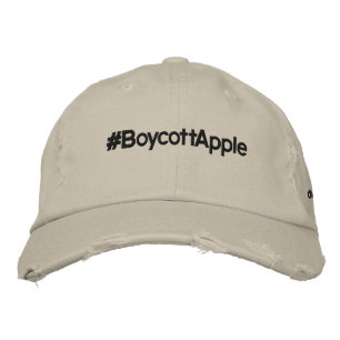 #BoycottApple bestickter Hut