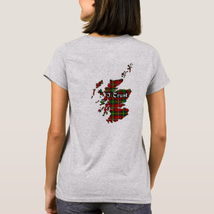 Boyd Clan Abzeichen und Tartan Women's T-Shirt