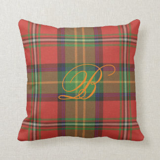 Boyd Tartan-Monogramm-Kissen Kissen