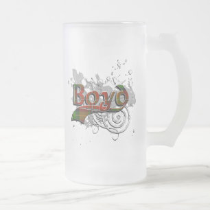 Boyd Tartan-Schmutz Mattglas Bierglas