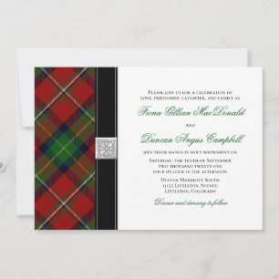 Boyd Tartan Scottish Celtic Wedding Einladung