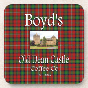 Boyd's Old Dean Castle Coffee Co. Untersetzer Set