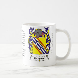 Boyer, der Ursprung, Bedeutung und das Wappen Kaffeetasse