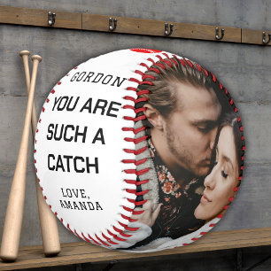 Boyfriend Baseball Fan 2 Fotos Collage Geschenk