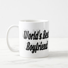 Boyfriend Black Script Kaffeetasse
