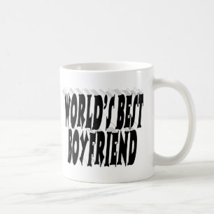 Boyfriend Black Typografy Kaffeetasse