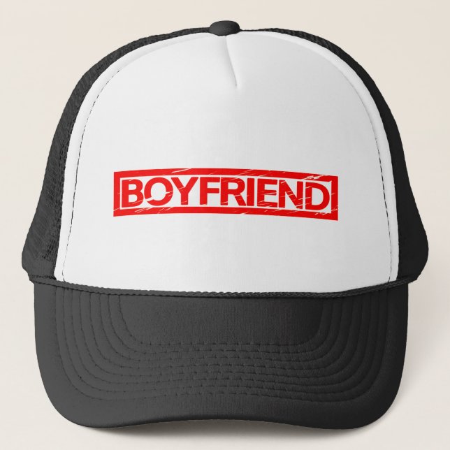 Boyfriend Briefmarke Truckerkappe (Vorderseite)