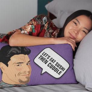 BOYFRIEND CUDDLE PILLOWS SUSHI "MR.PERFECT" LENDENKISSEN