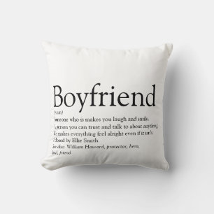 Boyfriend Definition Best Ever Personalisiert Kissen