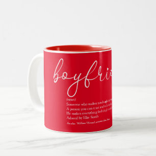 Boyfriend Definition Script Liebe Herz Zweifarbige Tasse