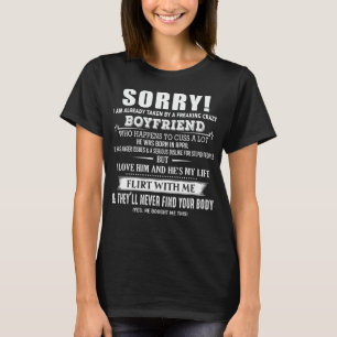 Boyfriend Er war im April Geboren T-Shirt