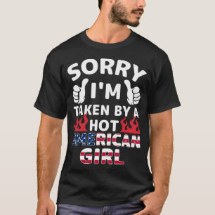 Boyfriend-Geschenk von amerikanischer Freundin T-Shirt