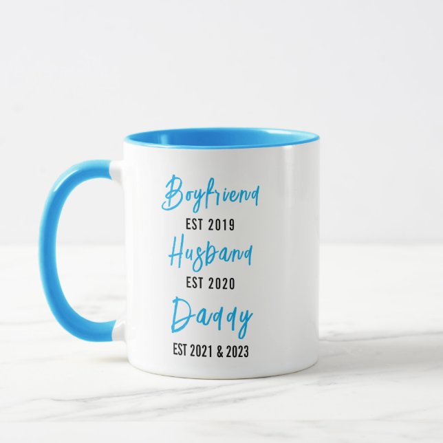 Boyfriend Husband Dad Mug | Personalized Father’s  Tasse (Links)