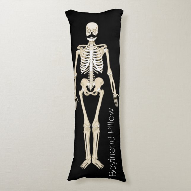 Boyfriend Skeleton Body Pillow Seitenschläferkissen (Vorderseite Vertikal)