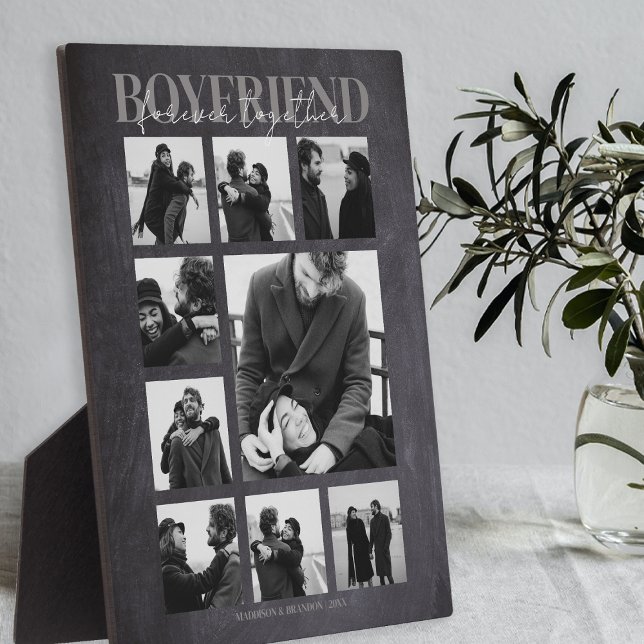 Boyfriend Together Forever Foto Collage Plaque Fotoplatte (Von Creator hochgeladen)