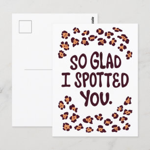 Boyfriend's Day Post Card Postkarte