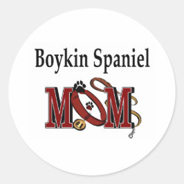Boykin Spanel Hund MAMA Runder Aufkleber