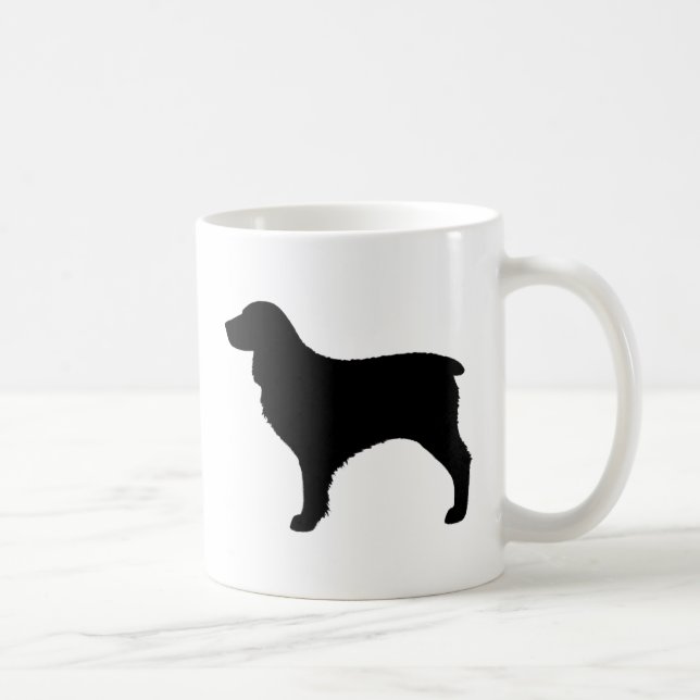 Boykin Spanel Hunde Silhouetten Kaffeetasse (Rechts)