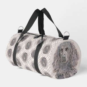 Boykin Spanel Malerei Little Brown LBD Dog Art Duffle Bag