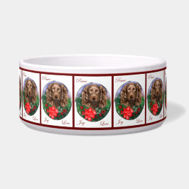 Boykin Spaniel Christmas Dog Bowl Napf