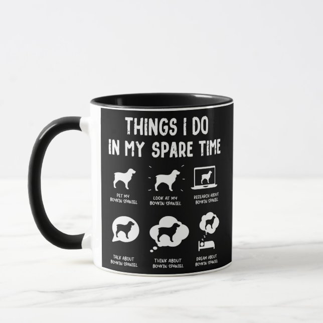 Boykin Spaniel Dinge spare Time Funny Dog Mama Tasse (Links)