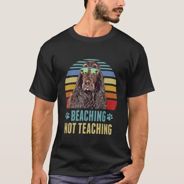 Boykin Spaniel Dog Summer nicht lehren T-Shirt (Vorderseite)