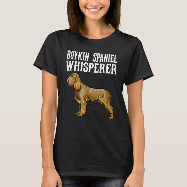 Boykin Spaniel Flüsterer Hund T-Shirt (Vorderseite)