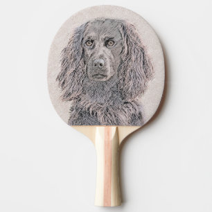 Boykin Spaniel Gemälde - Süße originelle Hundekuns Tischtennis Schläger