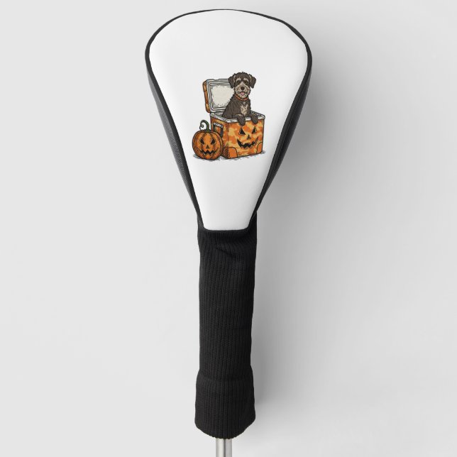 Boykin Spaniel Halloween Golf Headcover (Vorderseite)