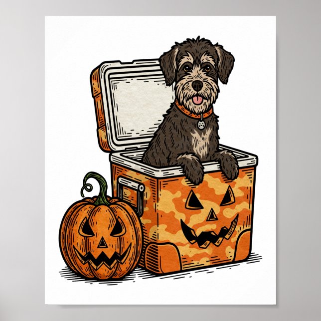 Boykin Spaniel Halloween Poster (Vorne)