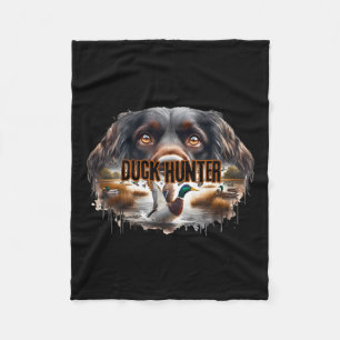 Boykin Spaniel Hund mit Mallard Encks Jagd Ente Fleecedecke