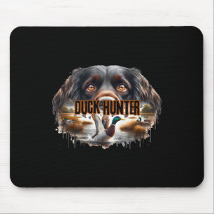 Boykin Spaniel Hund mit Mallard Encks Jagd Ente Mousepad