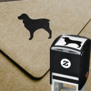 Boykin Spaniel-Silhouette Permastempel