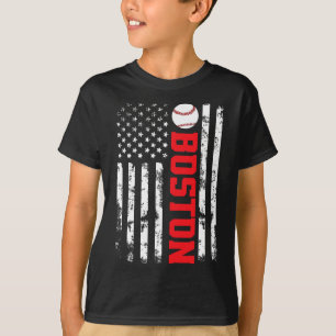 Boykin Spaniel USA Amerikanische Flagge Hund Sungl T-Shirt