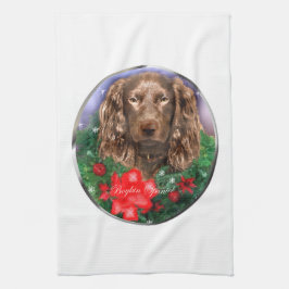 Boykin Spaniel Weihnachten Handtuch