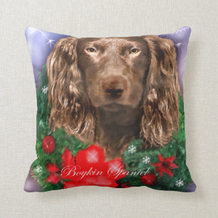 Boykin Spaniel Weihnachten Kissen