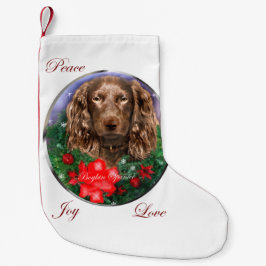 Boykin Spaniel Weihnachten Kleiner Weihnachtsstrumpf