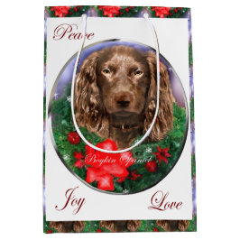 Boykin Spaniel Weihnachten Mittlere Geschenktüte