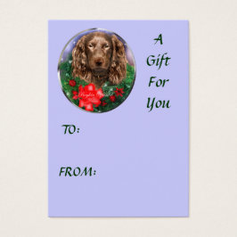 Boykin Spaniel Weihnachtsgeschenke Name Tags