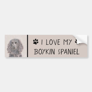 Boykin Spanischmalerei - Niedliche Original Dog Ar Autoaufkleber