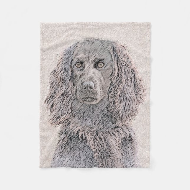 Boykin Spanischmalerei - Niedliche Original Dog Ar Fleecedecke (Vorderseite)
